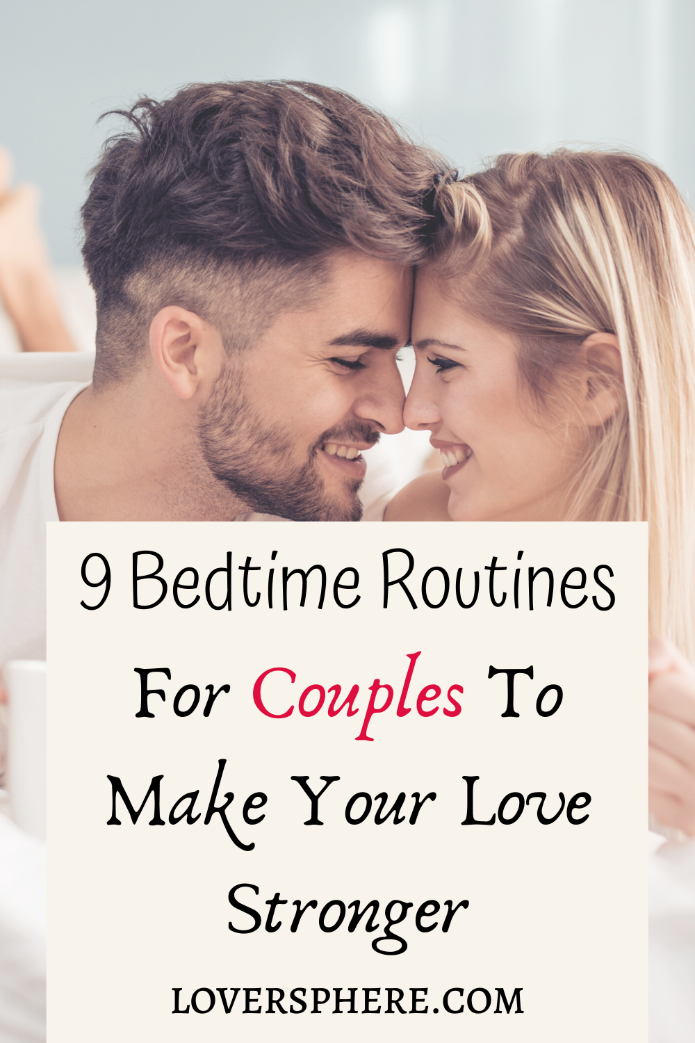 bedtime routines for couples
