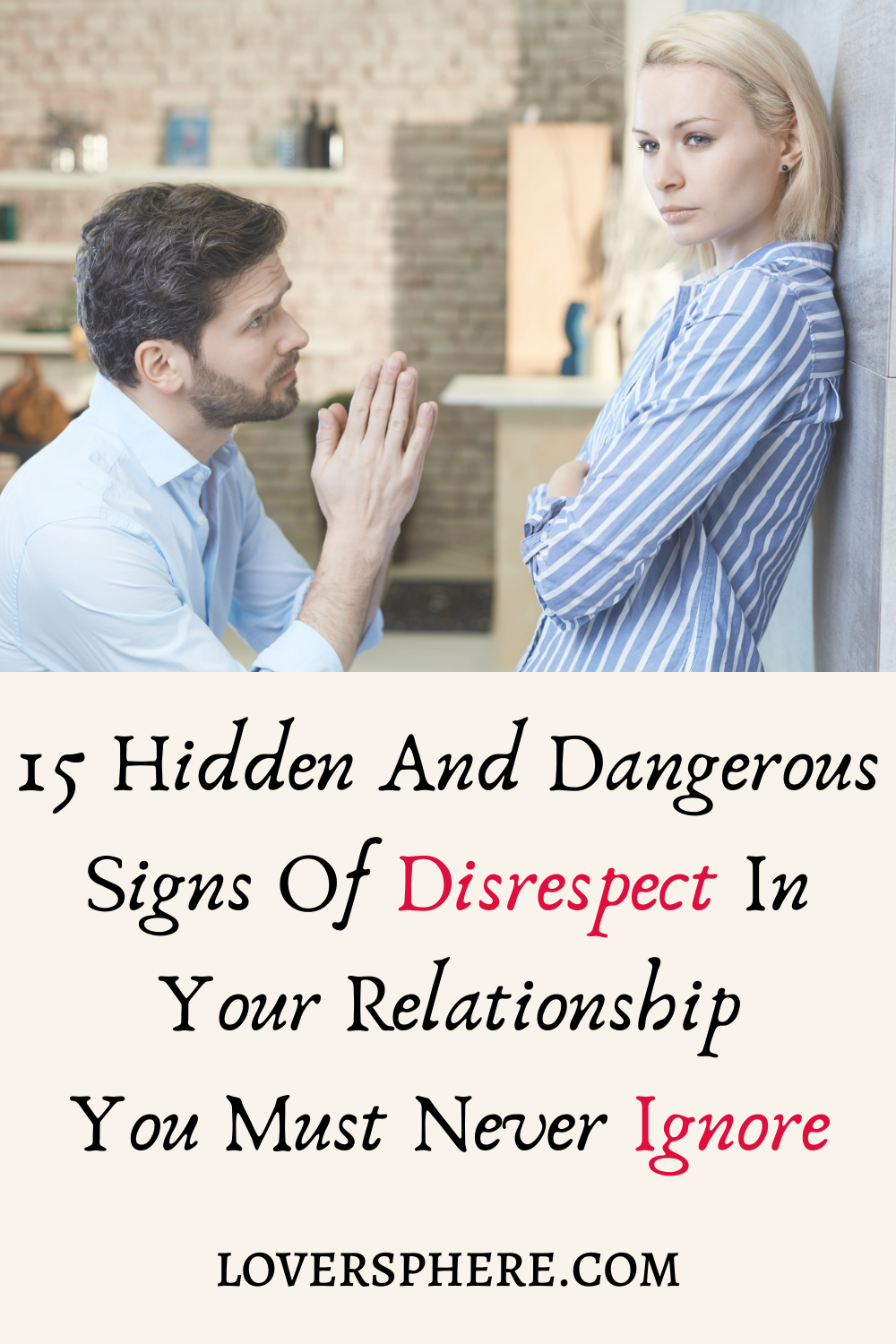 15 Shocking Signs Of Disrespect In A Relationship