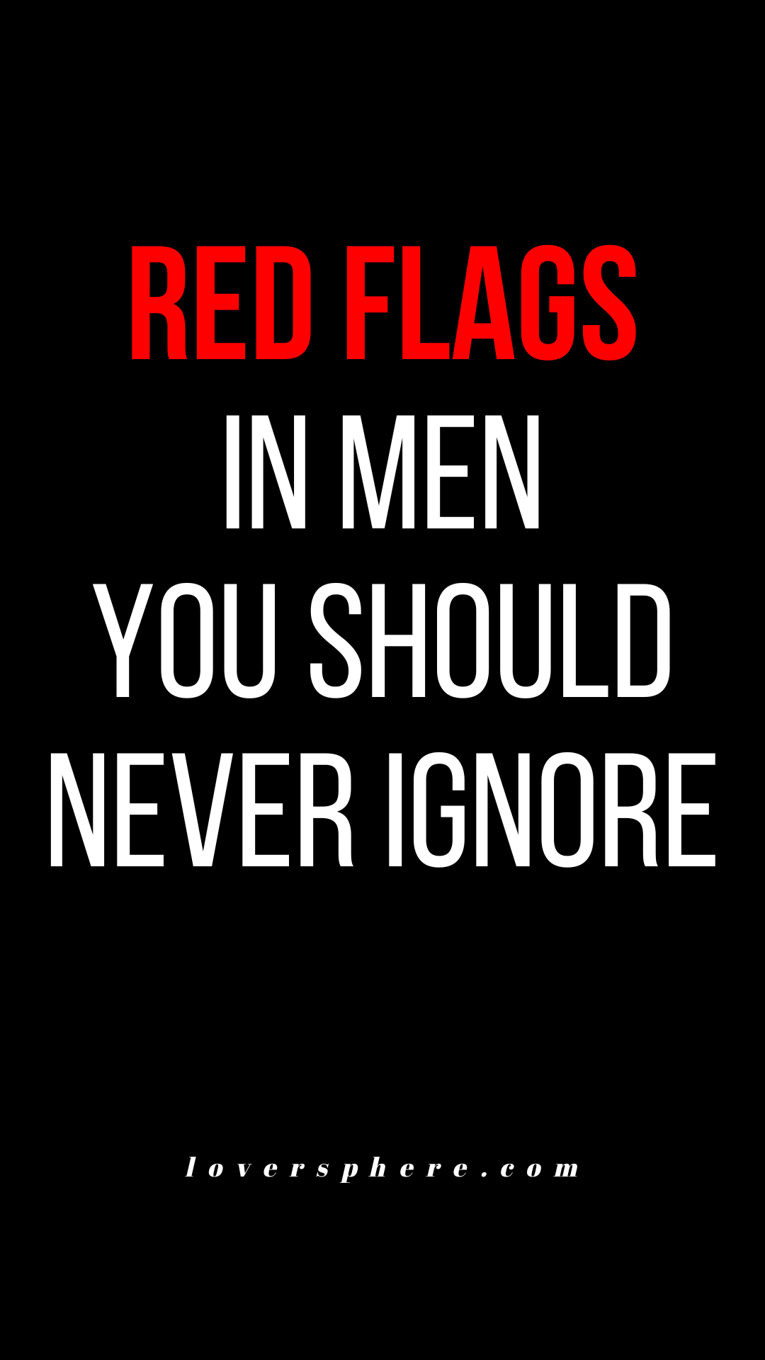 red flags in men